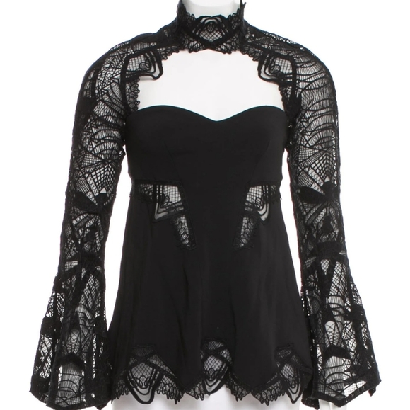 Jonathan Simkhai Tops - Jonathan Simkhai Guipure Lace Top
Black 0